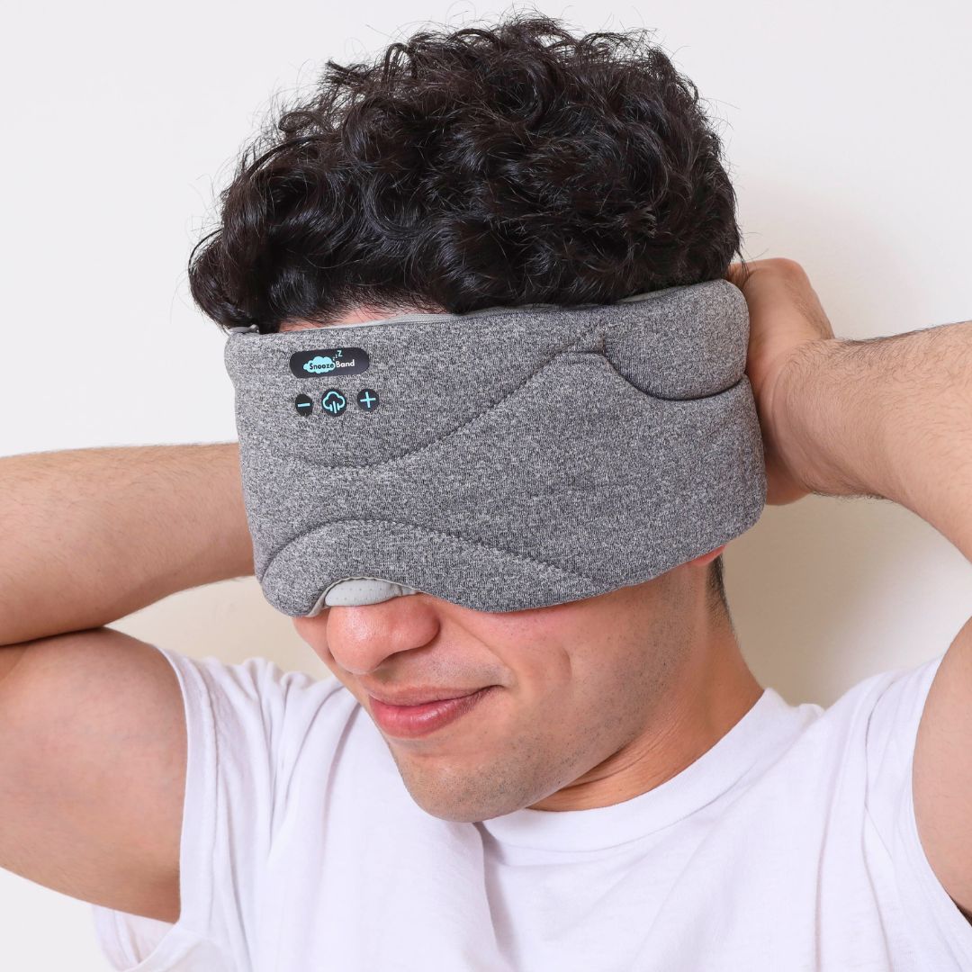 SnoozeBand™ Deluxe - Sleep Mask Headphones - Snooze Band